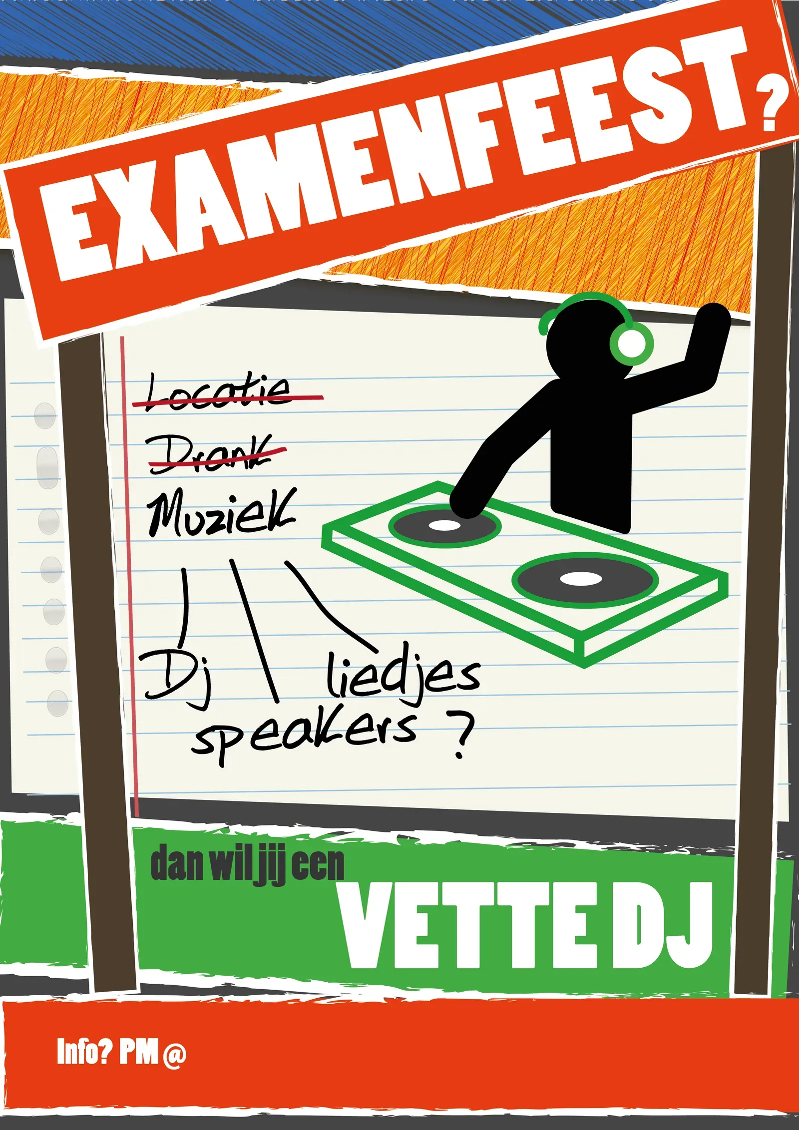 DJ poster design