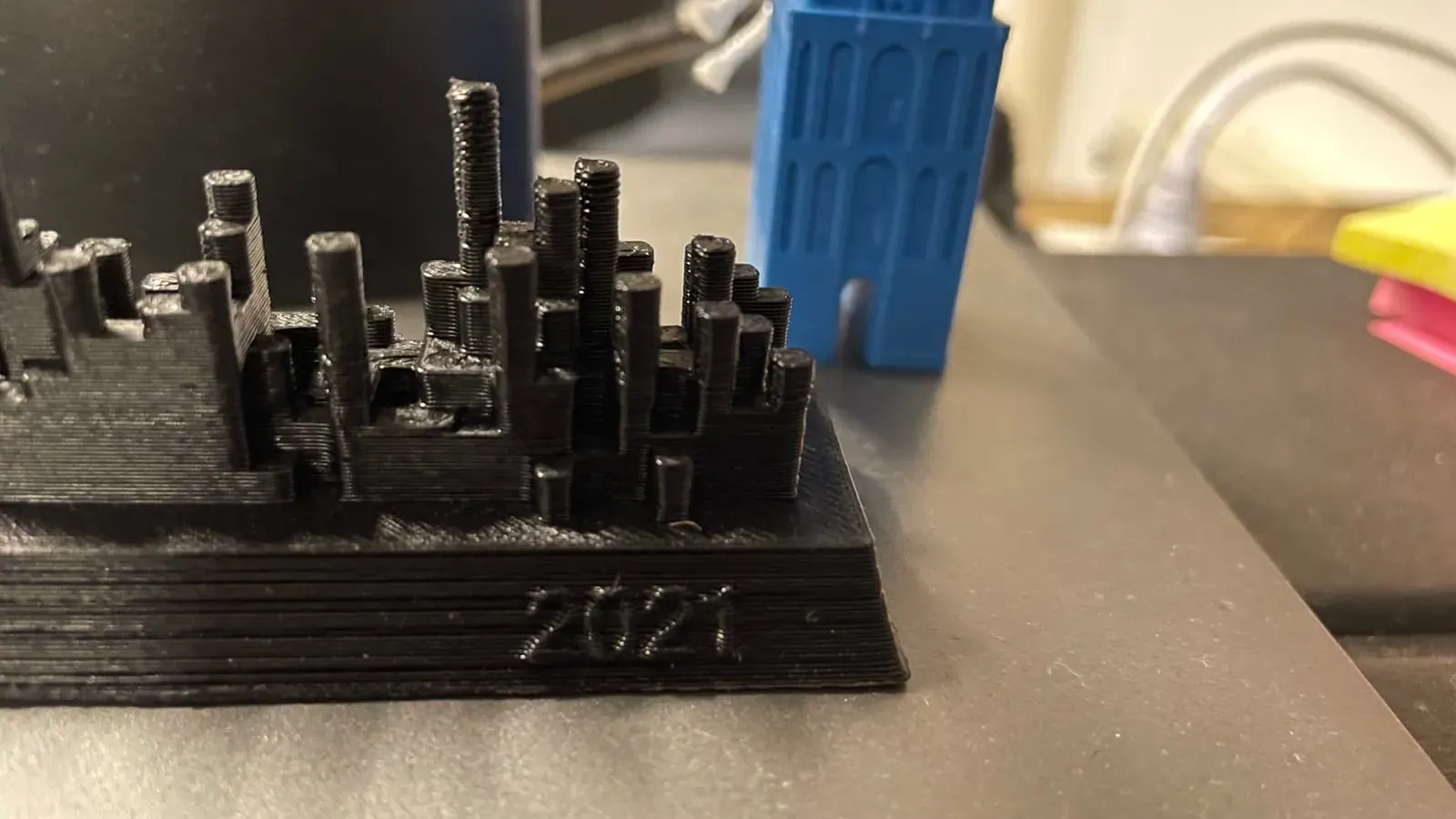 GitHub 2021 skyline print, view 2