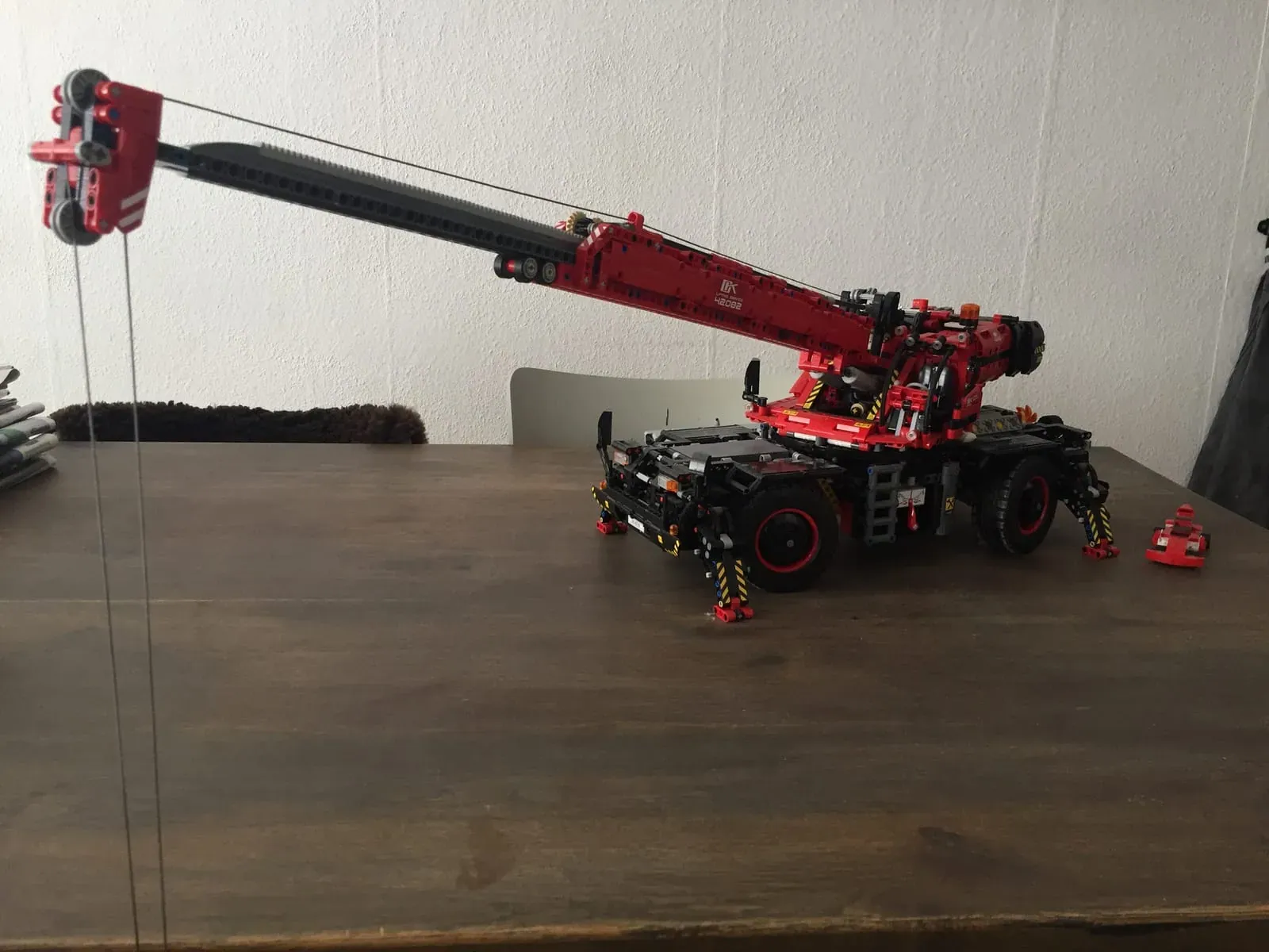 Lego Rough Terrain Crane, built