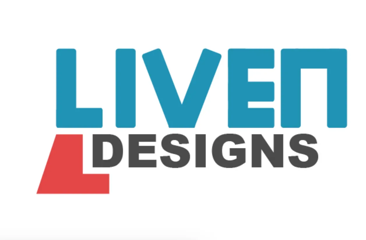 Liven website concept design, variant 1