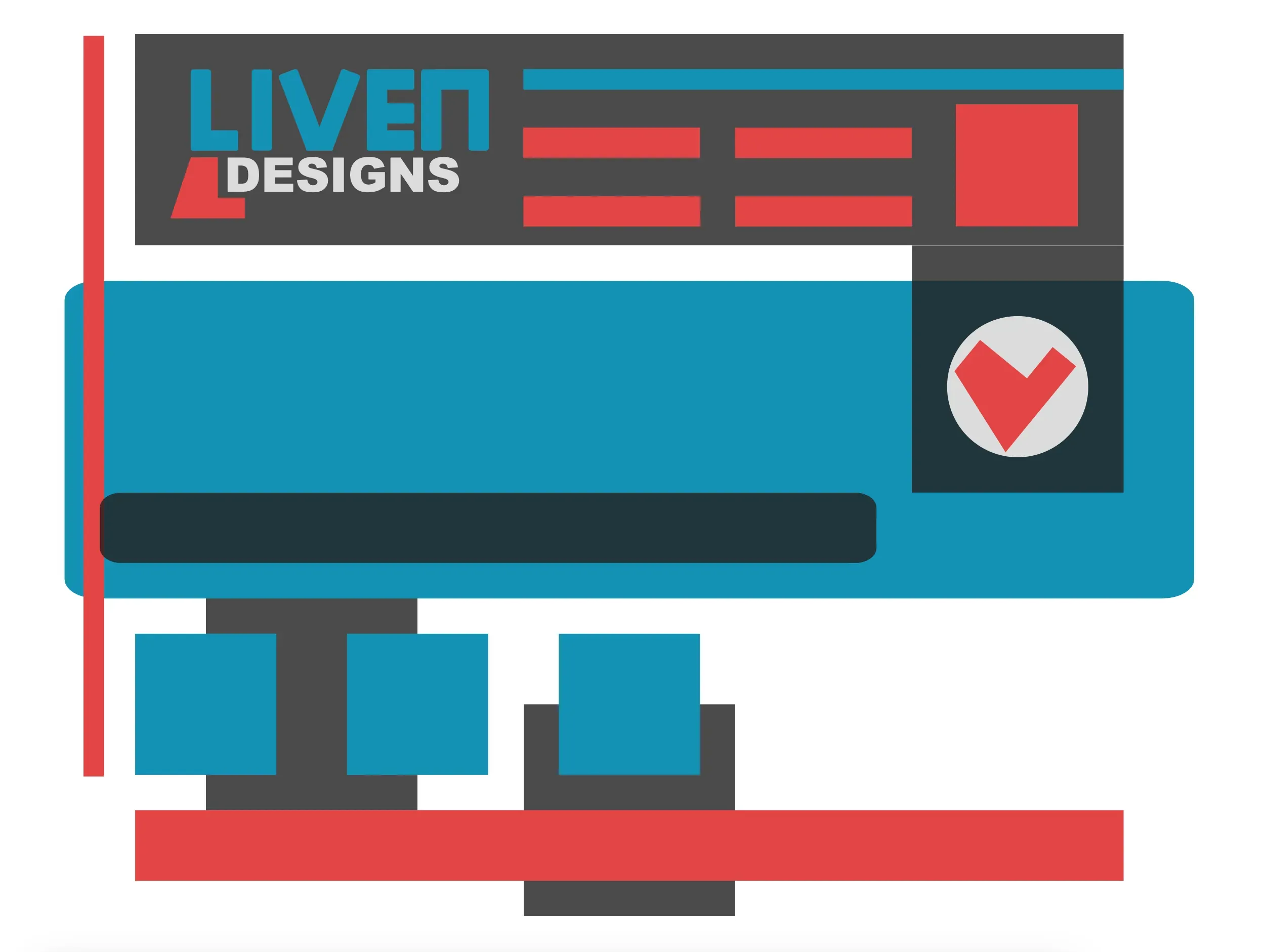 Liven website concept design