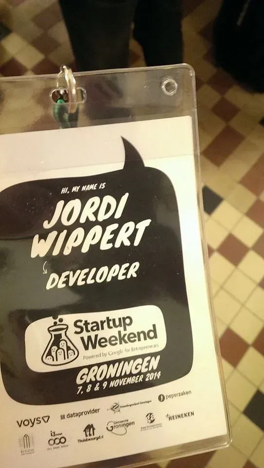 Startup Weekend Groningen, Omapost pitch photo